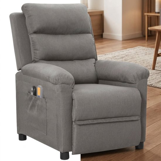 Smart-Elite Massagestoel Lichtgrijs Elektrisch met - Smart-Elite - €355,95