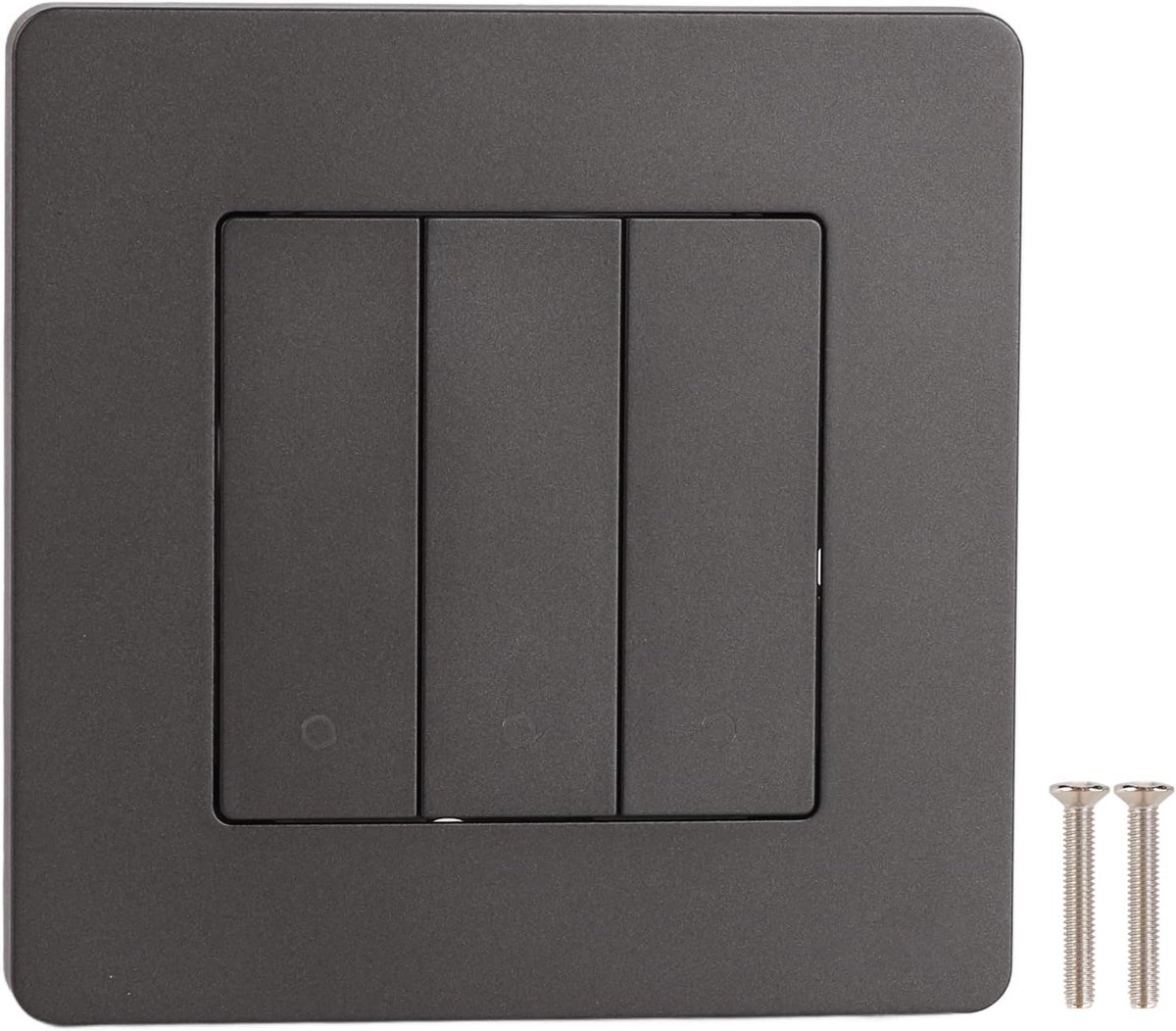Slimme Bedieningspaneel - WandSchakelaar App - Huis Automatisering - App en Timer Functie - 9x9x5 cm - Grijs
