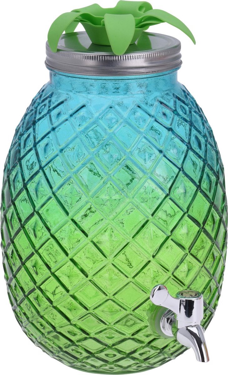 Cookinglife Drankdispenser Ananas - Groen 4.5 Liter