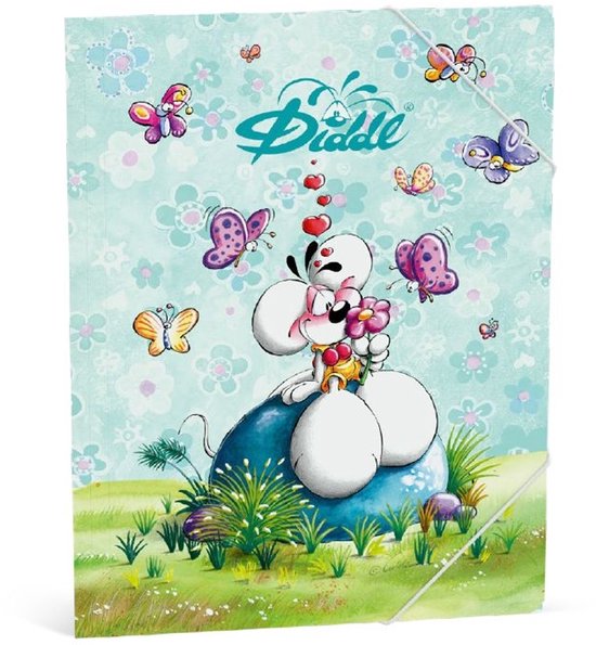 Diddl - Elastomap - A4 - Diddl in turquoise