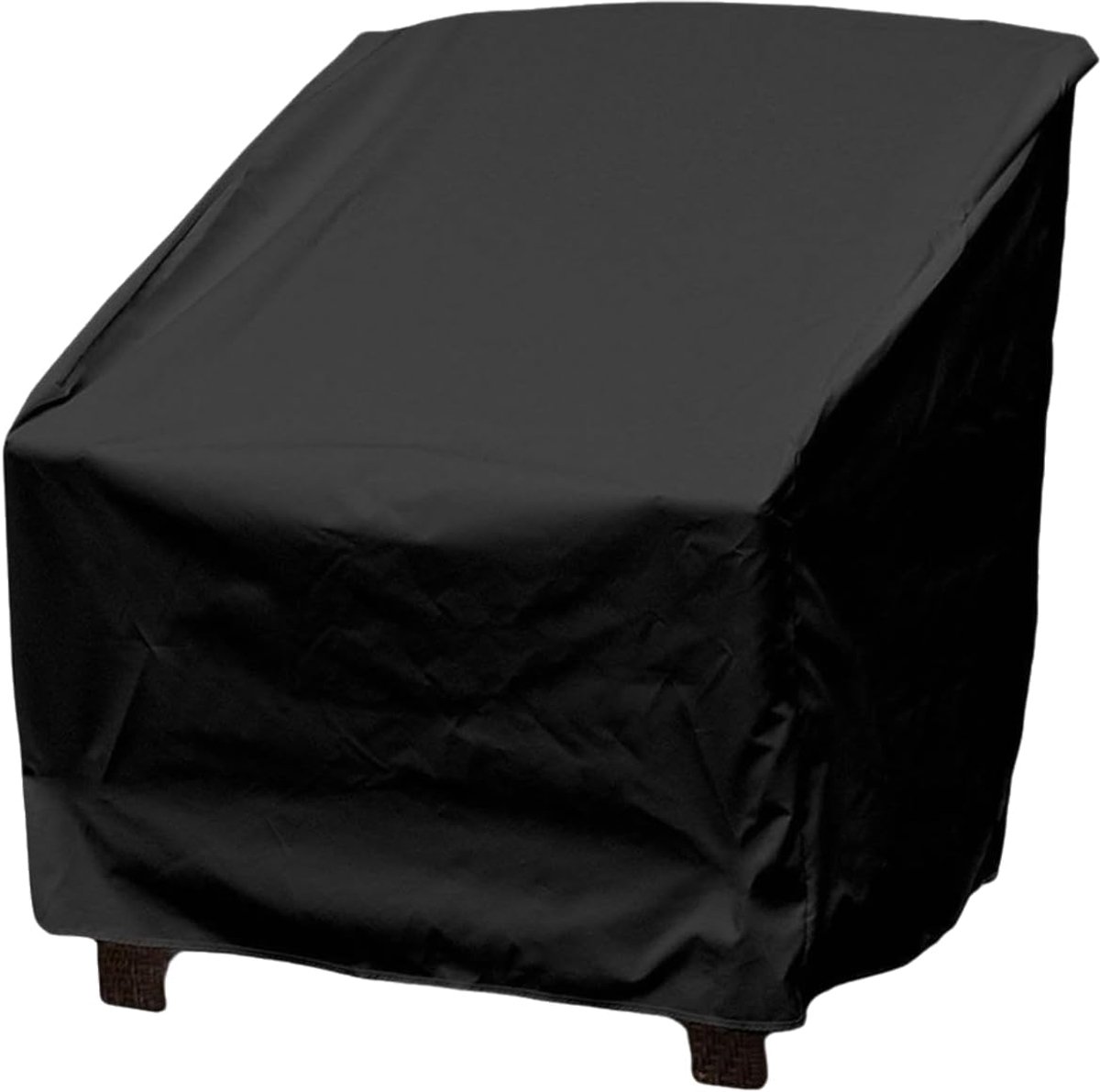 Tuinstoelhoezen Set - Stoelbeschermers Waterdicht - Meubels Beschermen - 420D Oxford Stof - 97x79x74 cm - Zwart