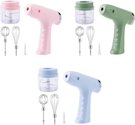 Handmixer Elektrisch - Keukenmachine Klopper - Snel Mengen - Compact Ontwerp - 12 cm - Blauw — afbeelding 5