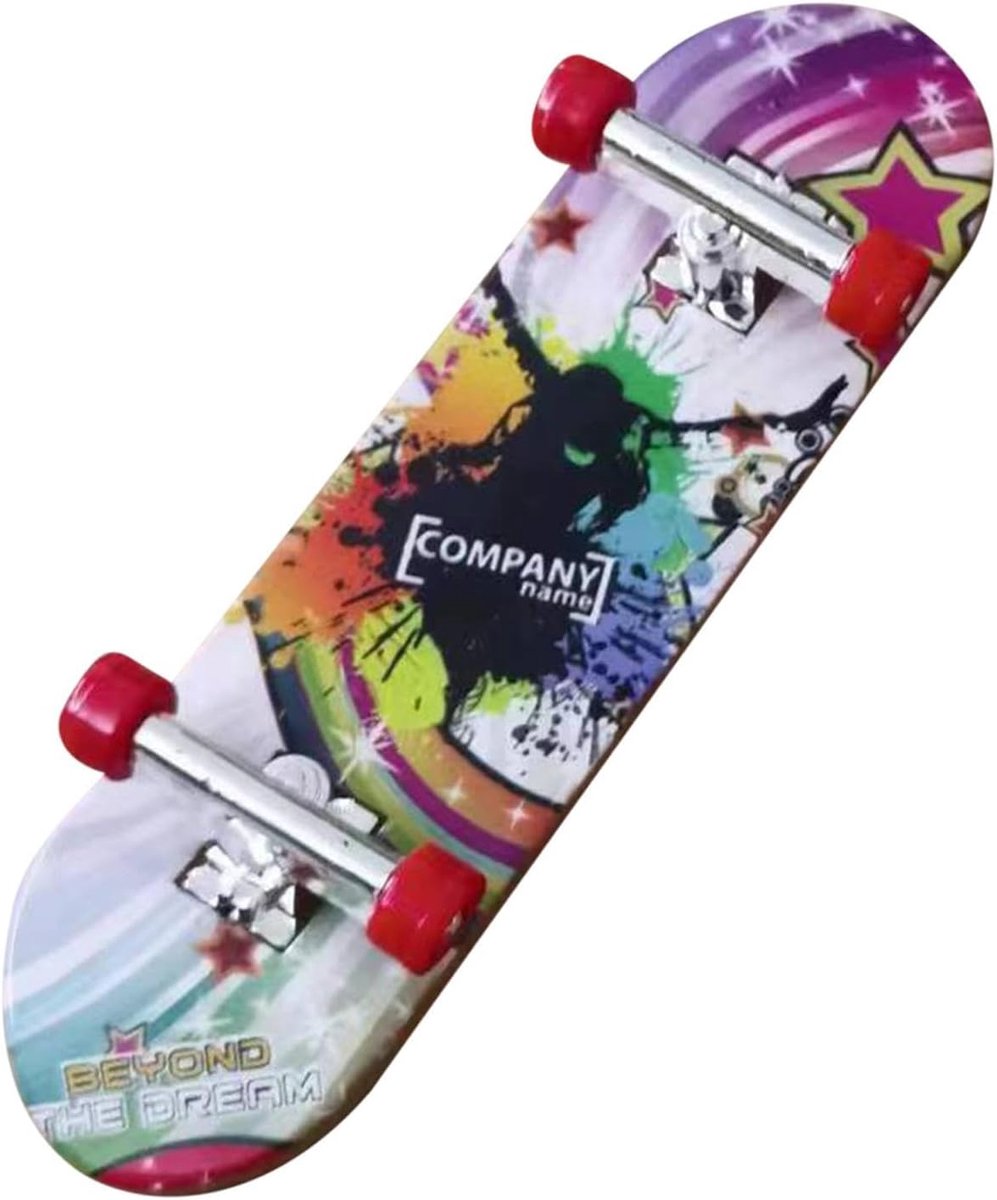 Vinger Skateboards Mini Skateboard Set Vaardigheden Verbeteren ABS en Legering Materiaal 132 g 12 Kleuren