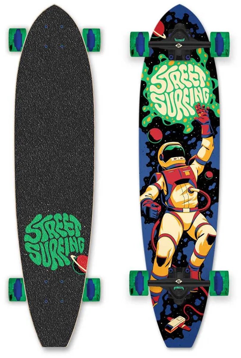 Street Surfing - Cut Kicktail Longboard - 36 inch - Astronaut - 91cm