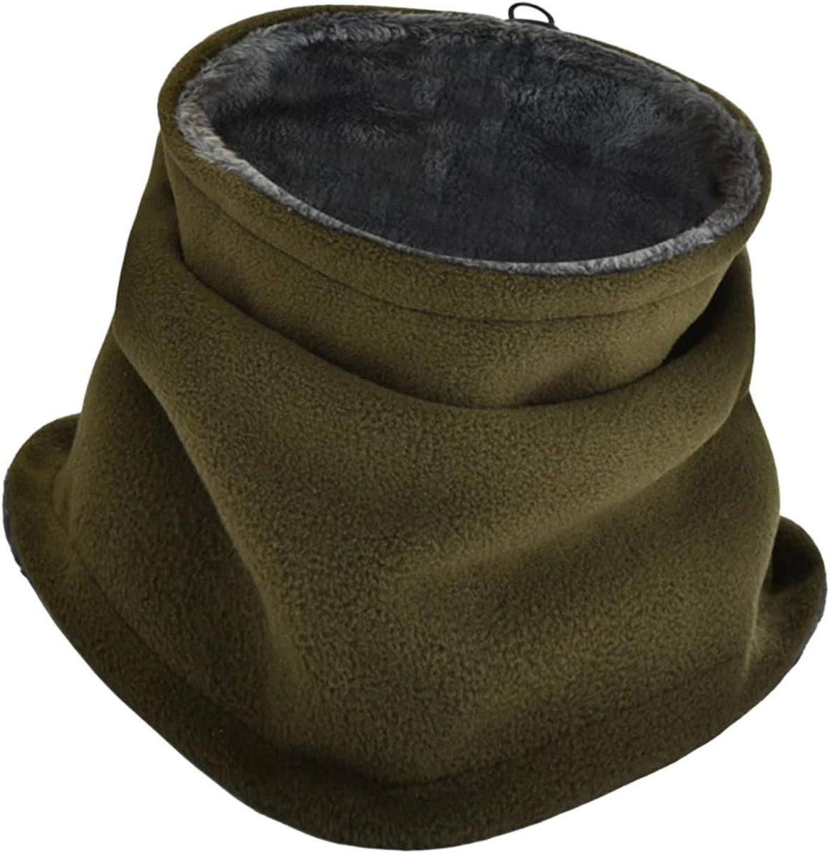 Fleece Gezichtsbedekking - Halsdoek Masker - Buitenactiviteiten Bescherming - Winddicht Ademend - 29 x 28 cm - Zwart