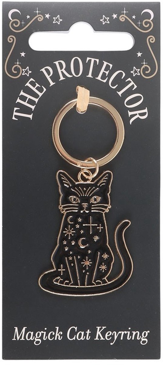 Something Different - The Protector Magick Black Cat Sleutelhanger - Zwart