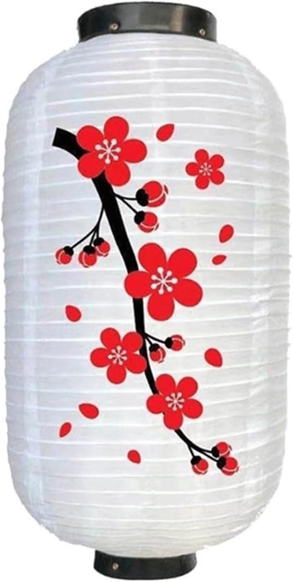 Zijden Lantaarns - Decoratieve Verlichting - Feestelijke Sfeer - Opvouwbaar Ontwerp - 30 cm - Wit
