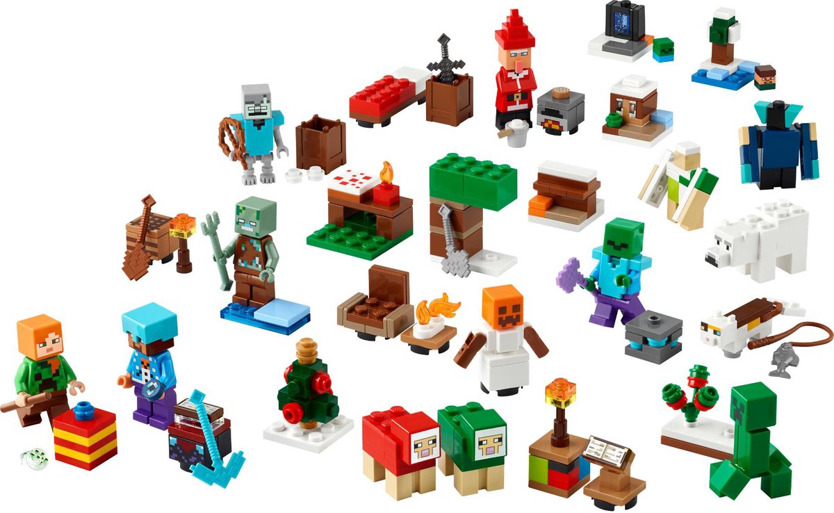 LEGO® Minecraft® Adventskalender 2025, Gamingcadeau - 21280 – foto 8