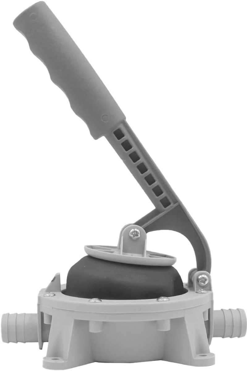 Handmatige Waterpomp - Membraanpomp Bilge - Water Overpompen - Geen Stroom Nodig - 720 GPH - Grijs