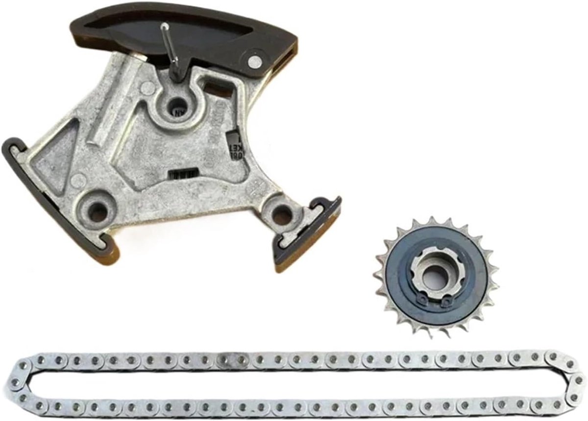 Oliepomp Tandwiel Kit - Balansas Ketting - Motoronderhoud Auto - Verbetert Brandstofefficiëntie - 2.0 TFSI - Zilverkleurig