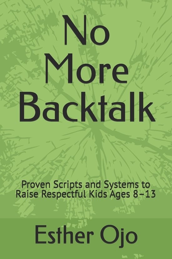 No More Backtalk - cover