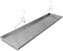 Roestvrijstalen Lade - Vetbak Druppelbak - Koken en Grillen - Verhoogde Rand - 22 x 145 cm - Zilver
