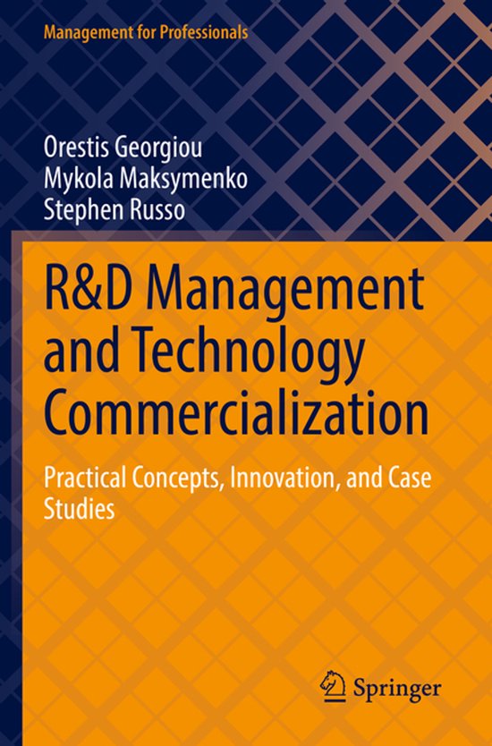 Management for Professionals- R&D Management and Technology  ... - cover