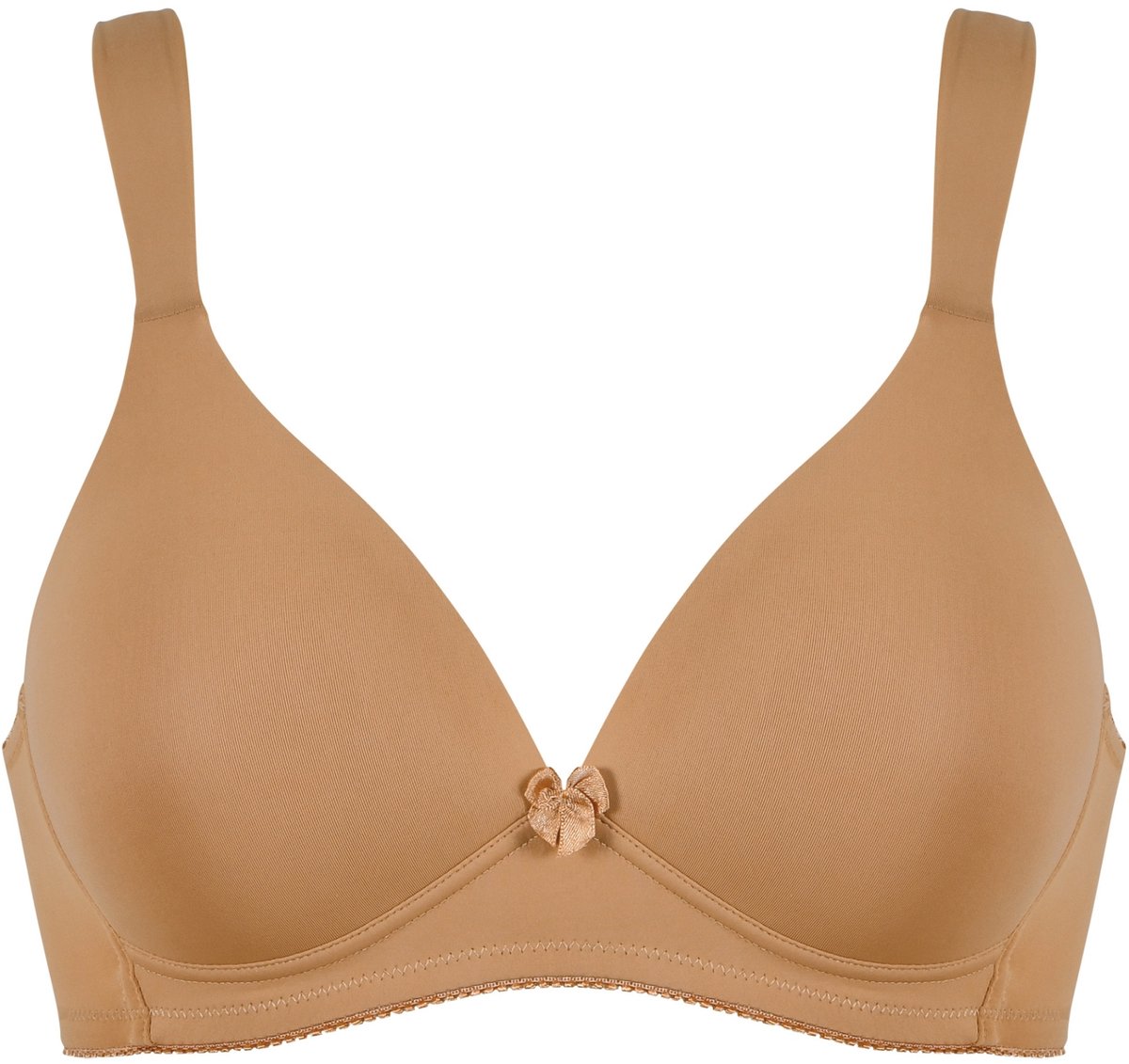 Naturana - Soft bh met brede bandjes - 5266 - Caramel - 75D
