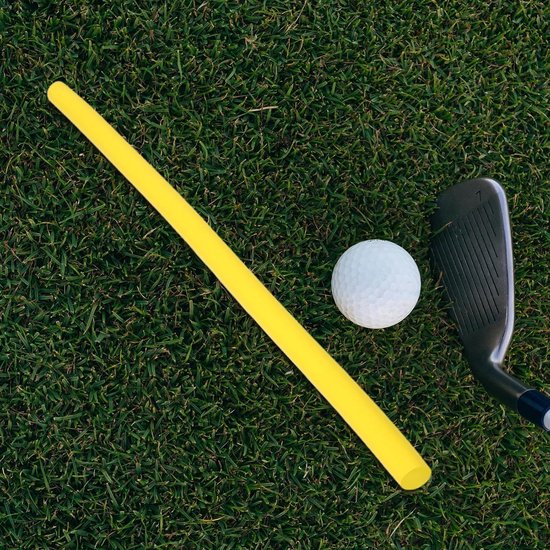 Golf Swing Trainer - Golf Oefenstok Richtstok - Swing Techniek Verbeteren - Schuim Richting Hulpmiddel - 79 cm - Geel van GOLF — afbeelding 3