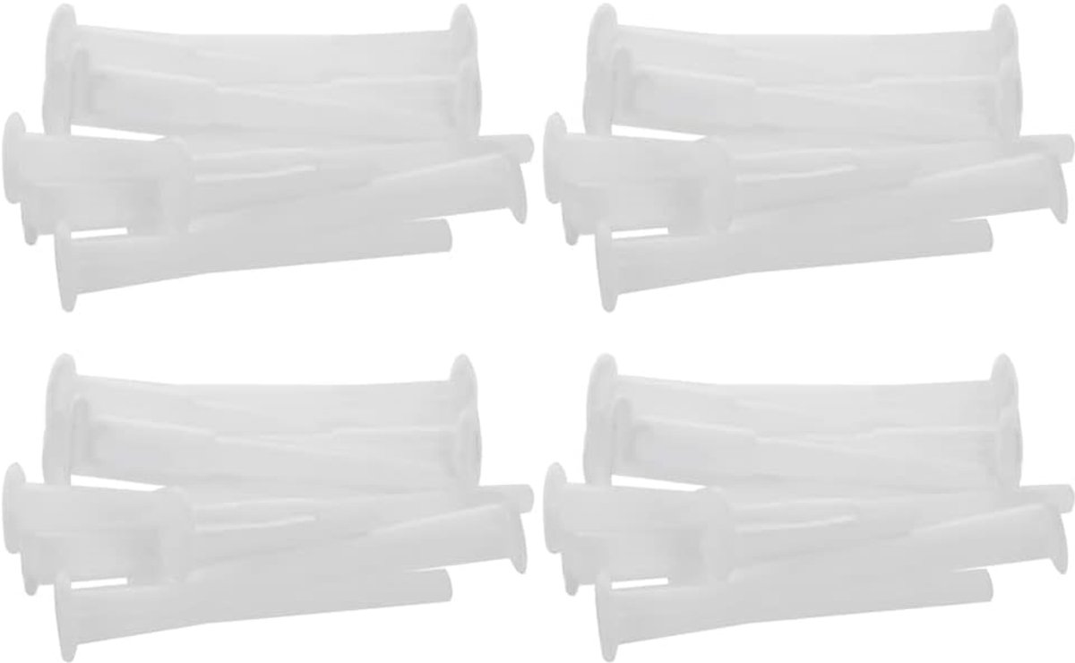 Luchtstopper Pin - Gymbal Accessoire - Bal Onderhoud - Universele Pasvorm - 40 Stuks - Wit
