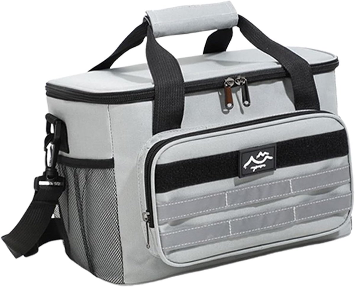Strandkoeler Lunchbox - Geïsoleerde tas - Picknick en kamperen - Waterdicht en duurzaam - 30 x 21 x 185 cm