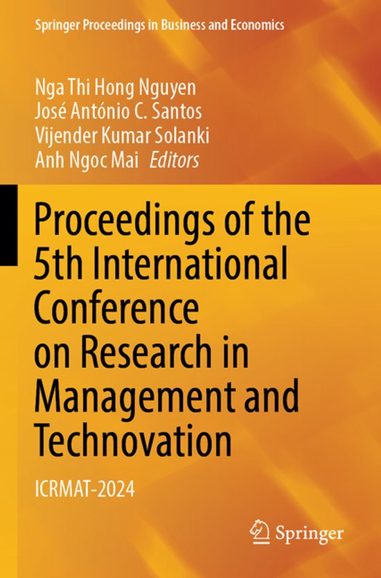 Springer Proceedings in Business and Economics- Proceedings  ... - cover