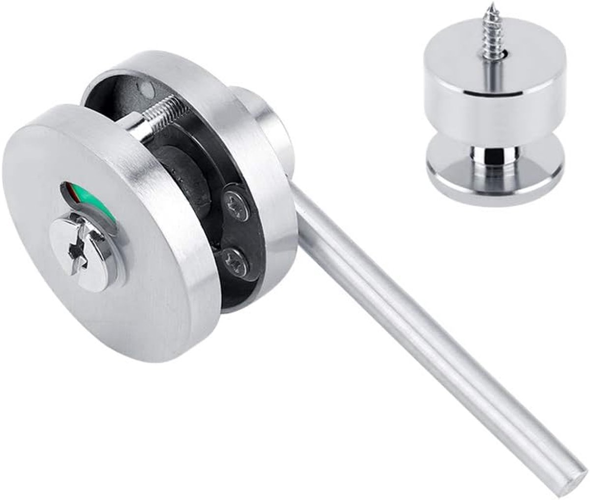 Indicator Deurslot - Privacy Bolt - Openbare Ruimtes - Duidelijke Rood Groen Indicatie - 11 x 7 x 7 cm