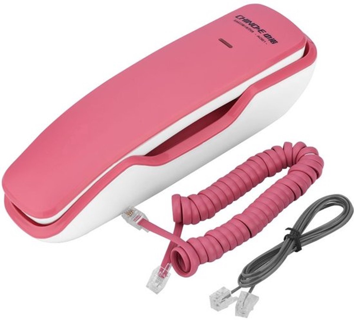 Schattig roze vaste telefoon met ruisonderdrukking