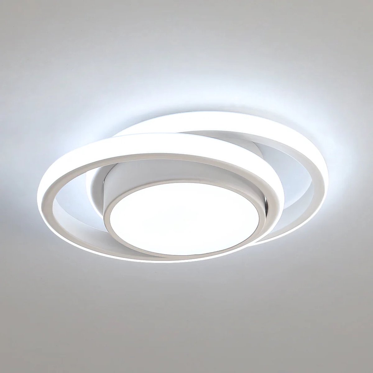 Riserva LED Plafondlamp Rond - 36W - 6500K Koud Wit - Wit - Voor Keuken, Hal, Slaapkamer en Woonkamer