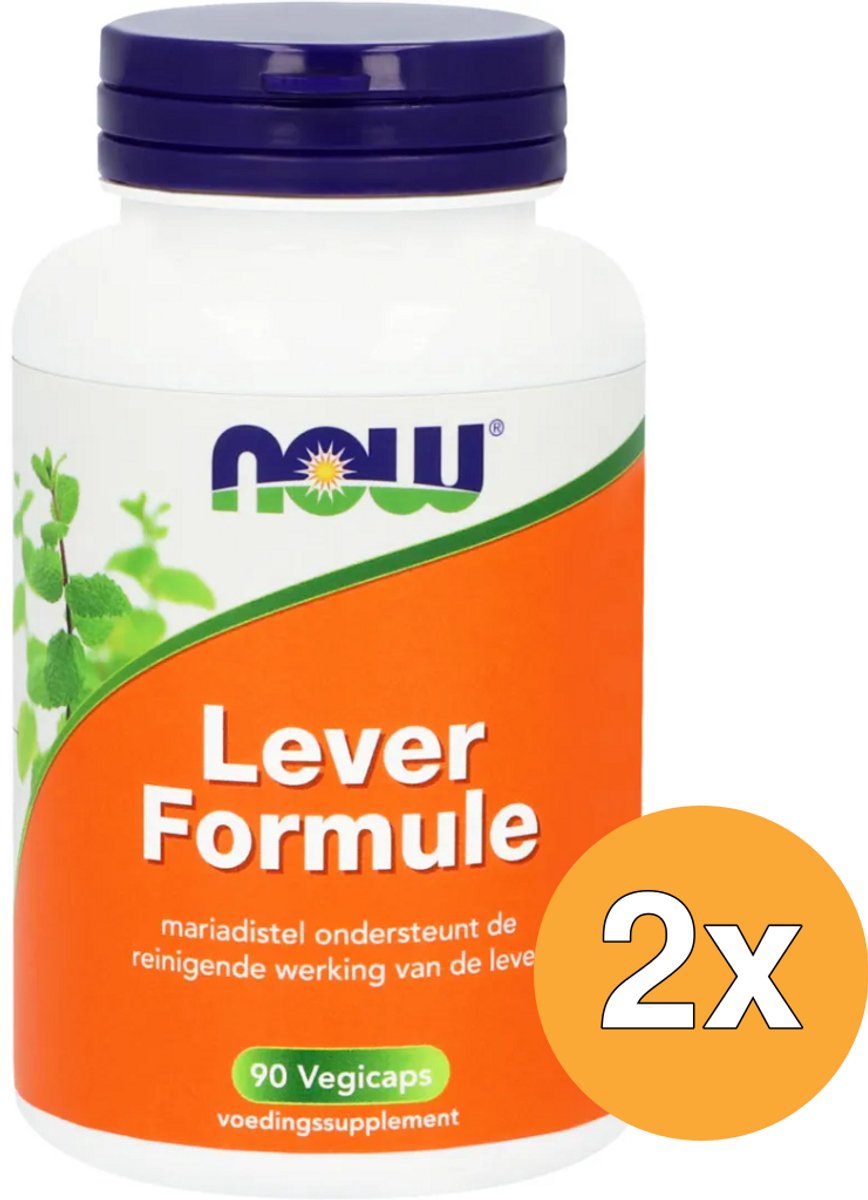 2x Now HepaForm voorheen Lever formule (90 vega capsules)