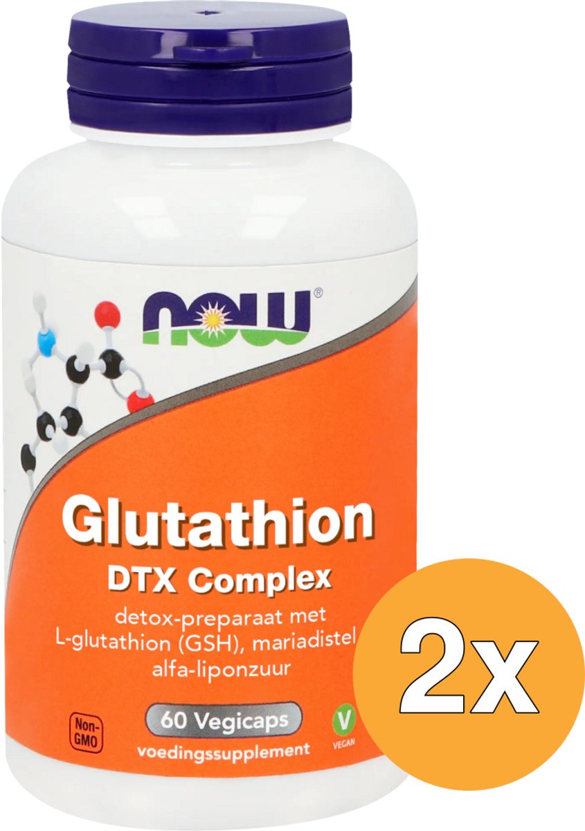 2x Now Glutathion DTX Complex (60 vega capsules)