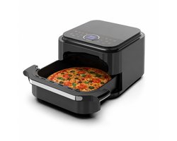 Swiss Haus® AFP23 Airfryer XXL - 5.5L – 2000W – 10” Pizza Air Fryer – 40-230°C – 10 Programma’s – PFAS Vrij – Tot 6 Personen - Zwart
