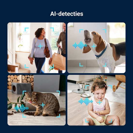 EZVIZ C6N G1 4K Beveiligingscamera Binnen - Kleuren Nachtzicht - Detectie van Mens/Dier/Hard Geluid - Automatische Patrouillemodus - Tweerichtingsgesprekken - Dual Band Wi-Fi 6 - True WDR Wifi Camera Indoor van EZVIZ — afbeelding 2