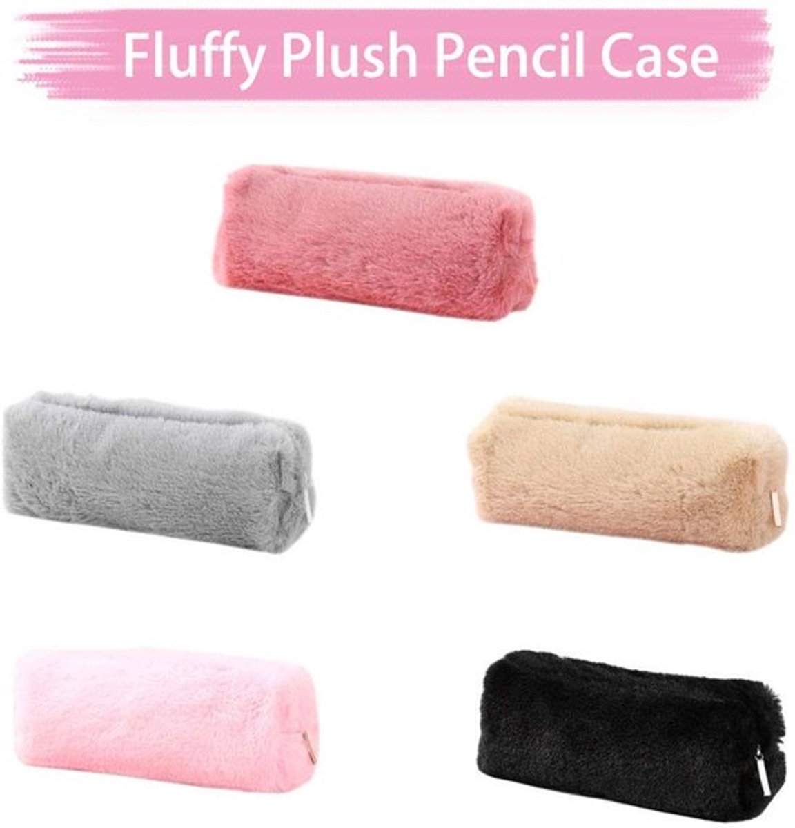 Kwayi Pluche Pennenzak - Dailygoody - Make-upstaande materiaal