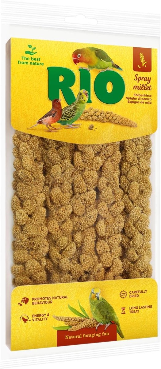 Zuigergierst - Natuurlijke traktatie - Dunne korrels - Geschikt voor jonge en zwakke vogels - Voor alle kooivogels