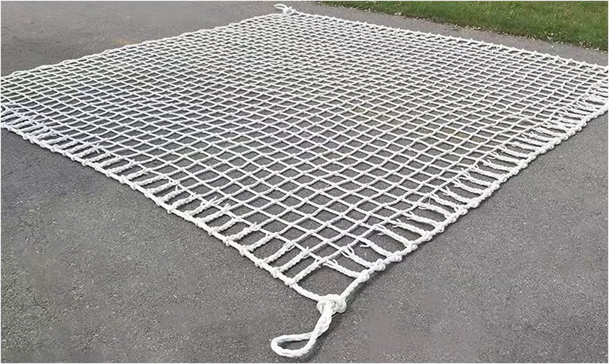 Vracht Hijsnet - Hijsband Net Laadnet - Goederen Vervoeren - Scheurvast Polyester - 1mx1m - Niet gespecificeerd