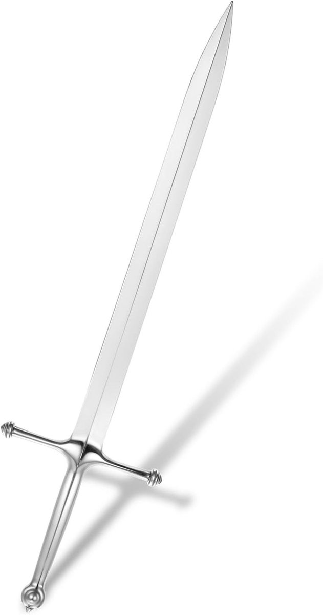 Vintage Briefopener van Roestvrij Staal, Decoratief en Functioneel Kantooraccessoire voor Post en Enveloppen