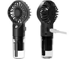 Draagbare Mistventilator - Persoonlijke Koeler - Koelte Creëren - Verstelbare Snelheden - Compact…