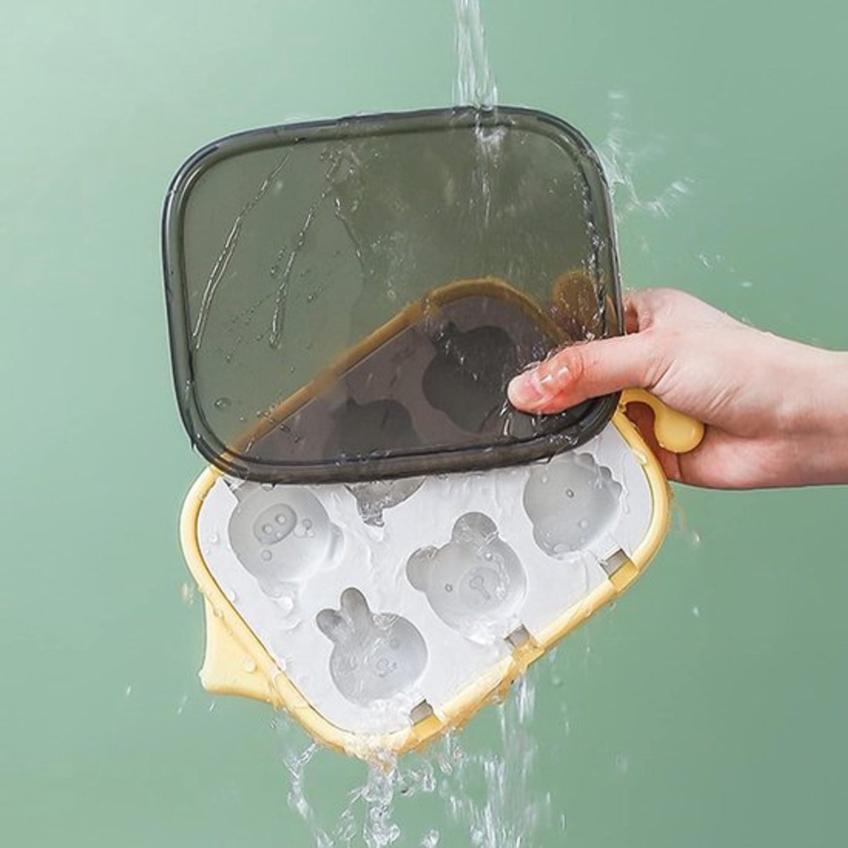 6 fruitvormige ijsjes geel voor kinderen