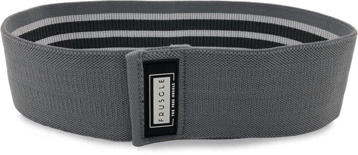 Fruscle Weerstandsband - Fitness elastiek - Bootyband - Light - Grijs
