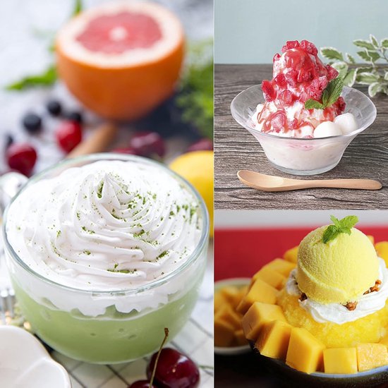 Ijsblokjesmachine - ijsmachine - Handmatige Ijsmachine voor Geschaafd Ijs - Premium Ijsbreker - met Roestvrijstalen Messen - Sneeuwkegel en Slush Maker - met Antislipbodem - Handbediende Ijs Crusher - voor Smoothies en Cocktails - Wit — afbeelding 2