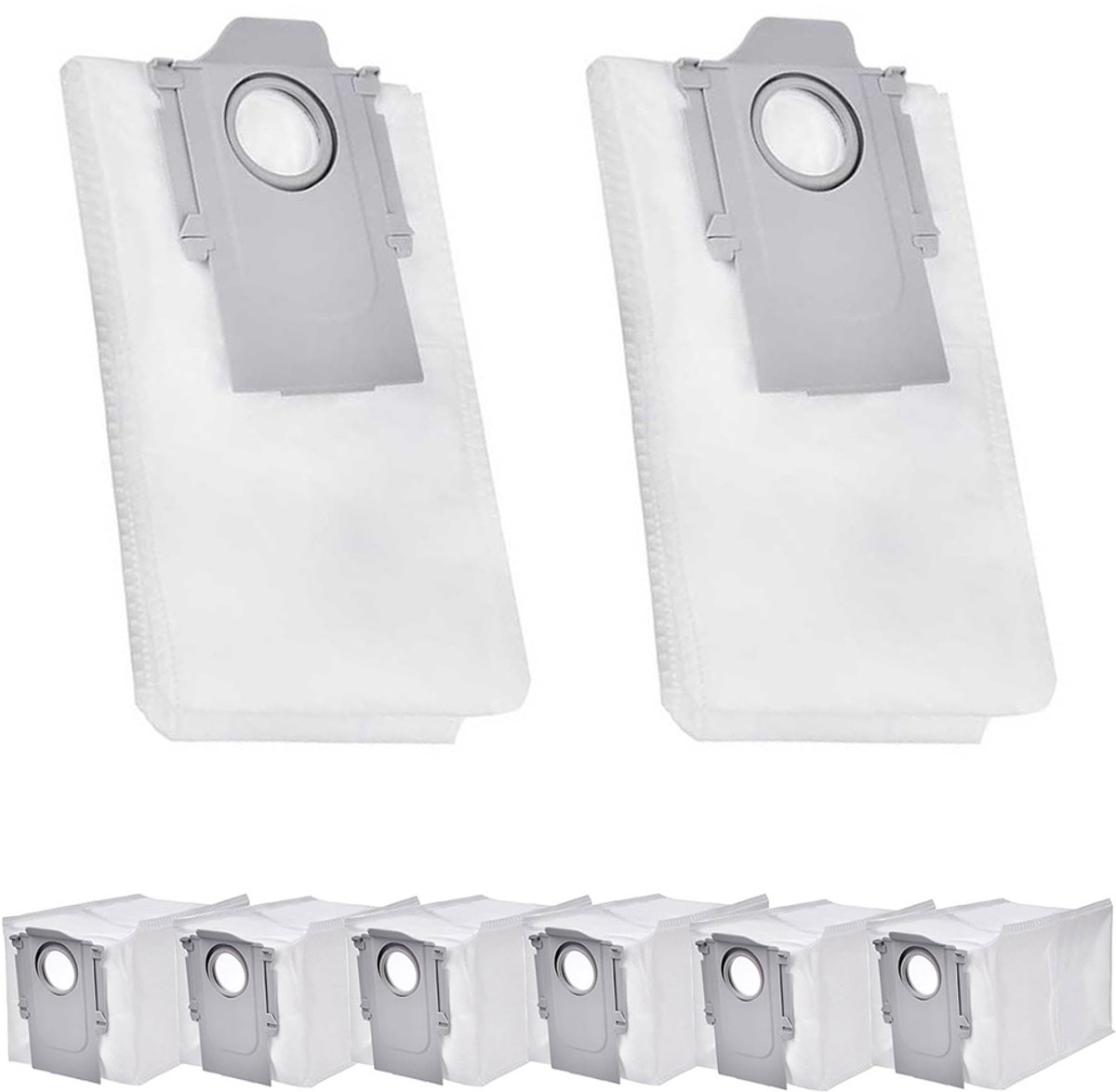 8 stofzuigerzakken – Accessoires voor robotstofzuigers – Filters – Voor Roborock Q Revo, Qrevo Slim, Qrevo Master, Q Revo Curv
