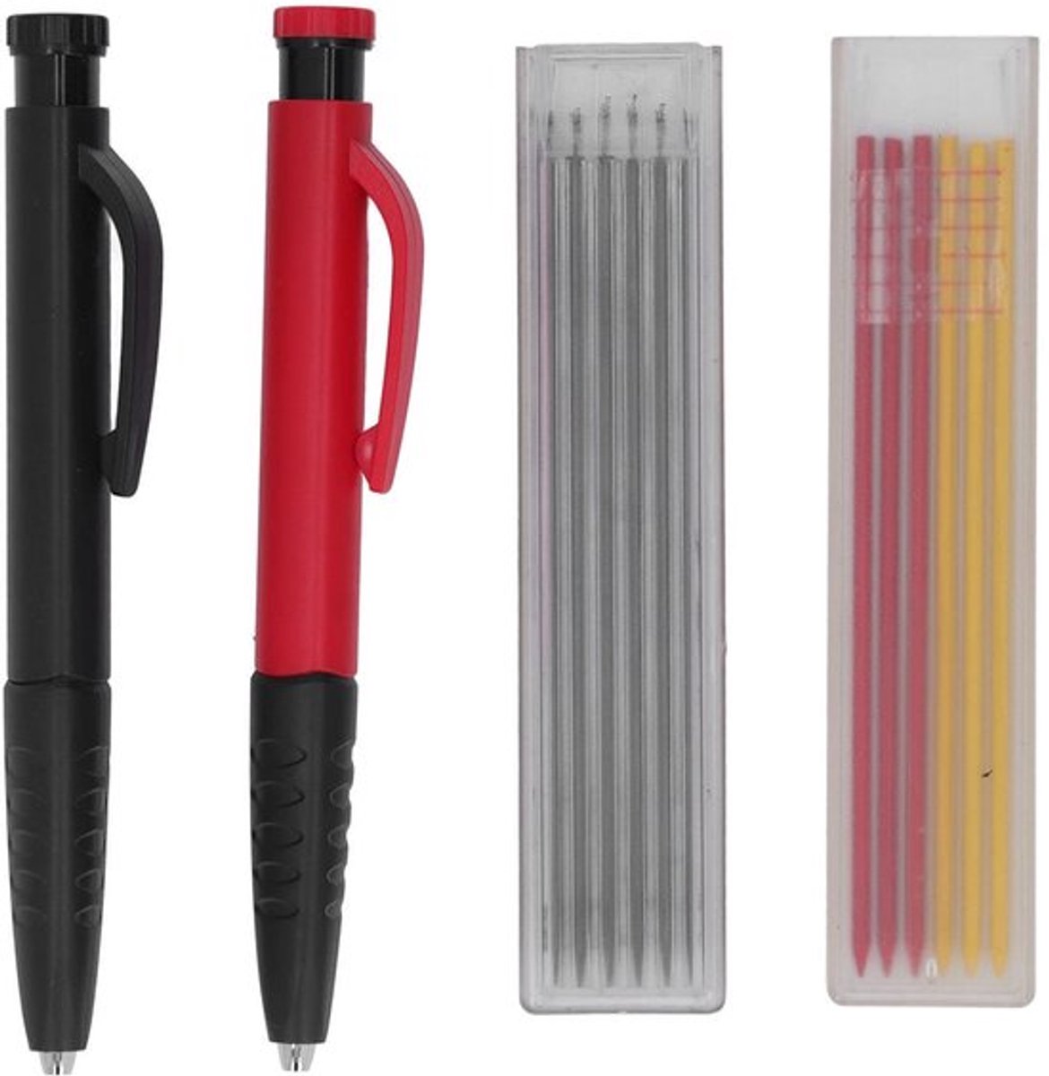 2 Stuks met 12 - Spacnana Mechanische Houtbewerking Potlood Set