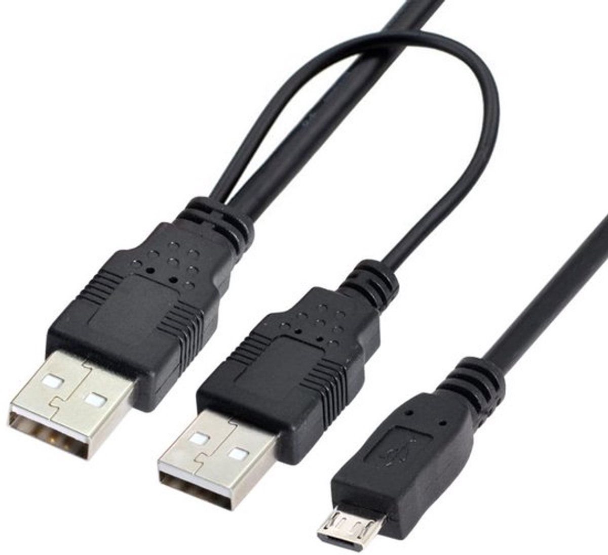 Solidchoice - Dailygoody - USB 2.0 - Micro USB 5Pin - Extra Power Adapter - 80 cm