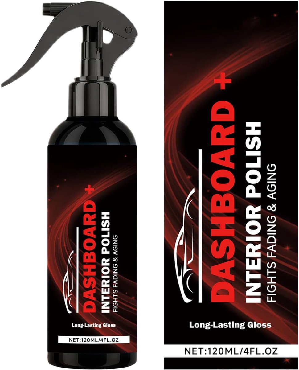 Polijstspray Interieur - Auto Reiniger - Voertuig Onderhoud - Nauwkeurig Mondstuk - 120 ml - Transparant