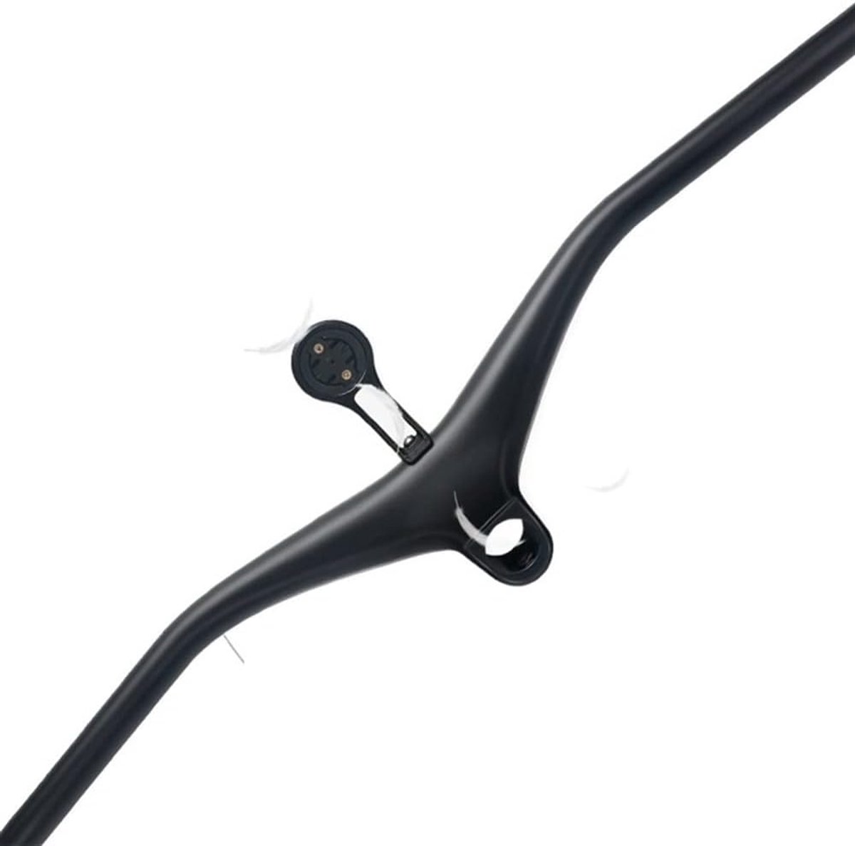 Fietsstuur Mountainbike - Geïntegreerd Stuur - Off-Road Rijden - Hoge Sterkte - 740 mm - Zwart Mat