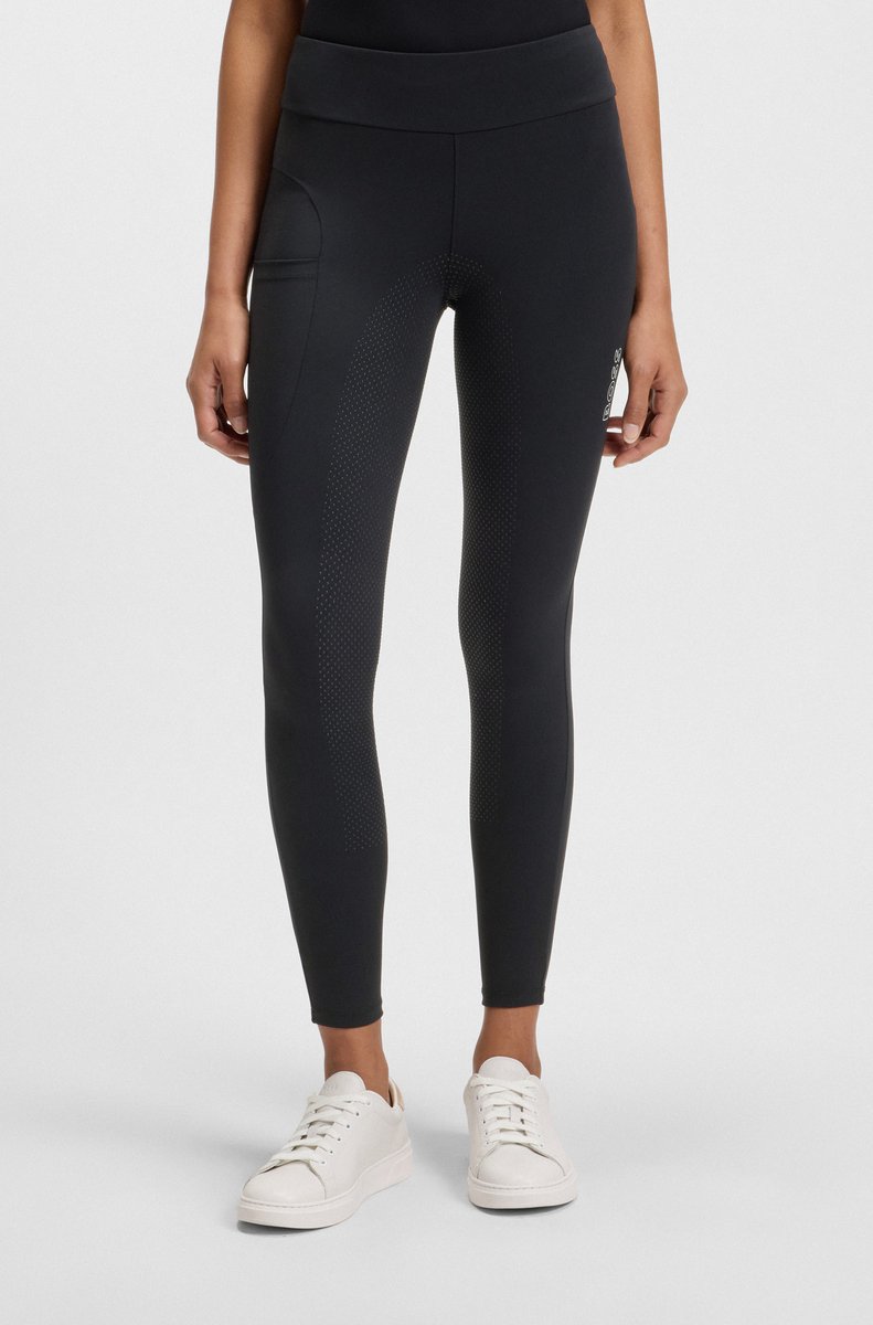 BOSS Equestrian SS26 HARRIETT HIGH WAIST FULL GRIP LEGGING ZWART S