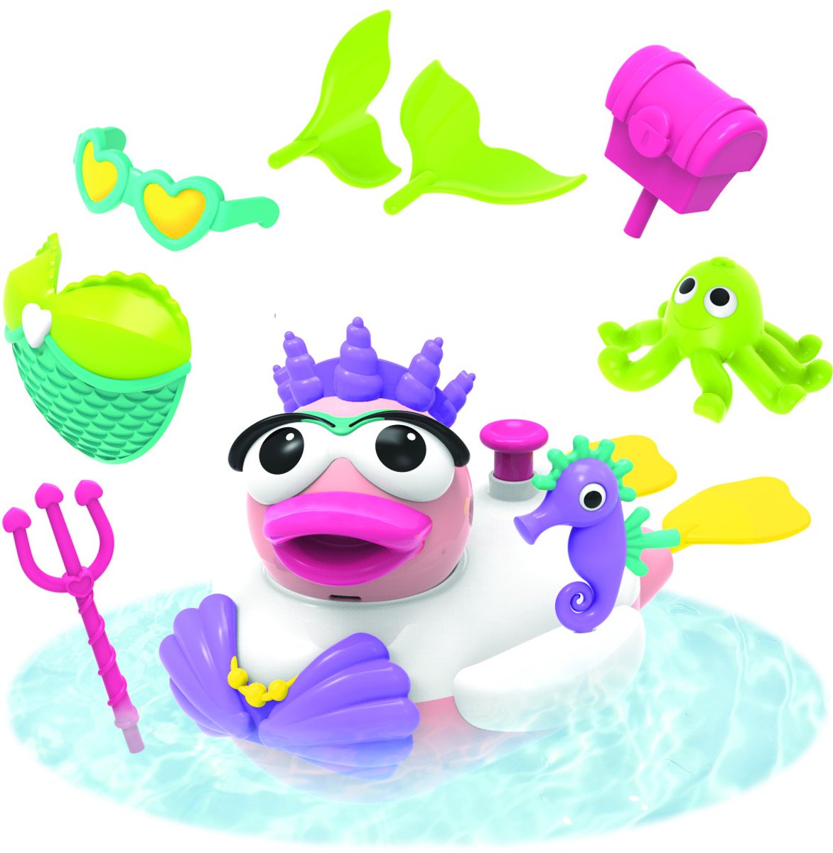 Yookidoo - Create 'N Spray Ducks Mermaid - Badspeelgoed - waterspeelgoed - zeemeermin