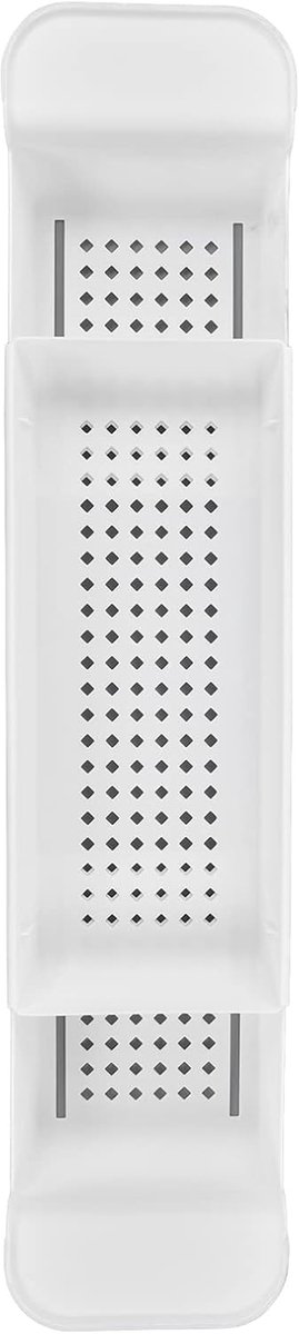 Badkuip Caddy - Bad Organizer - Ontspannen in Bad - Verstelbaar & Antislip - 22-36 inch - Wit