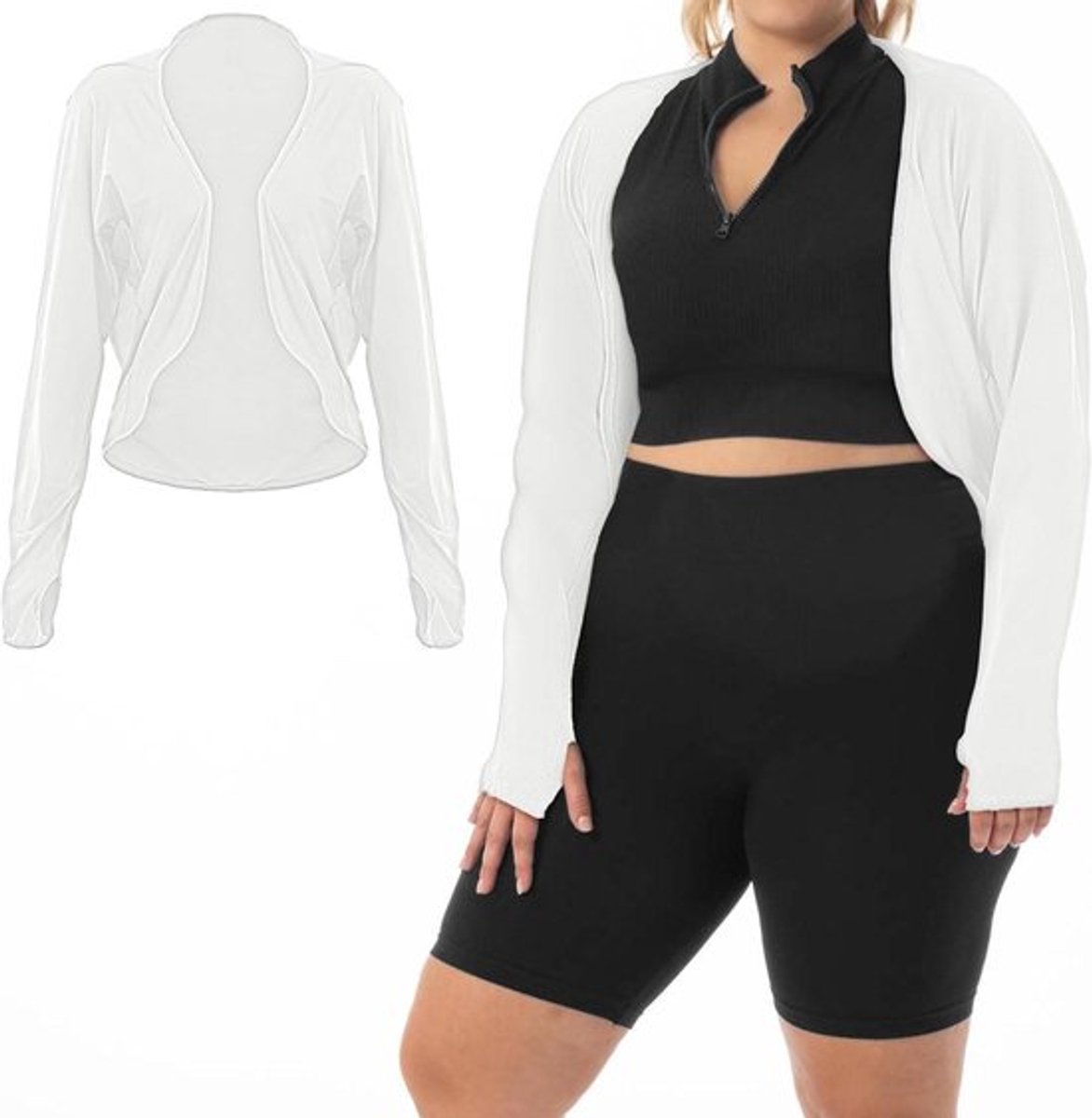 UV-bescherming armmanchet bolero voor dames met - Inovra Plus
