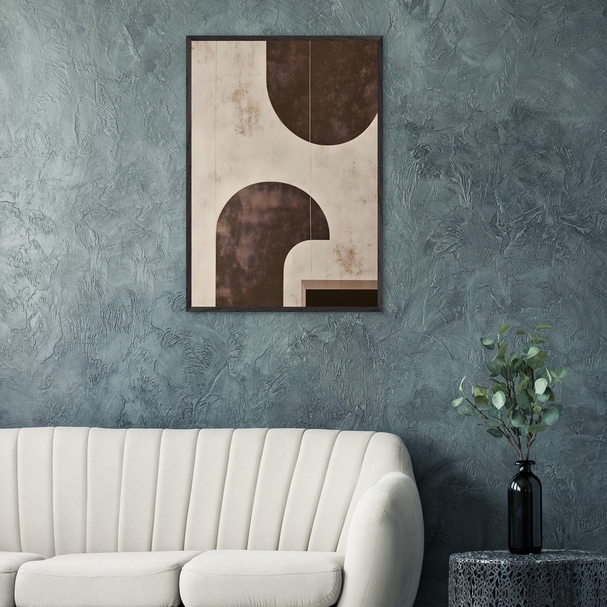 Boho – Soft geometry Poster 70x100 cm - exclusief lijst