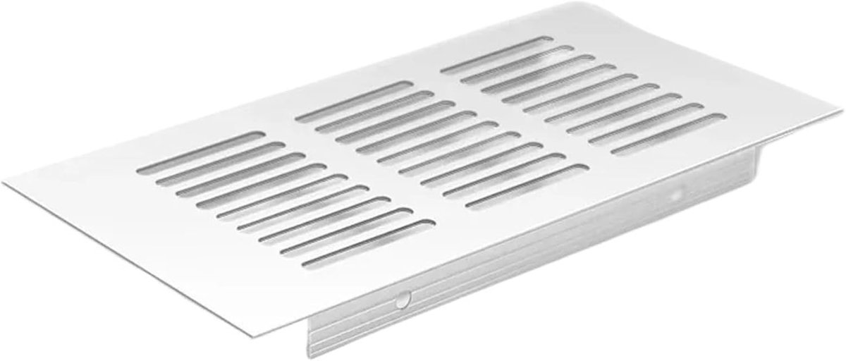 Ventilatierooster - Luchtuitlaat - Kast Ventilatie - Aluminiumlegering - 450 x 100 mm - Zilver