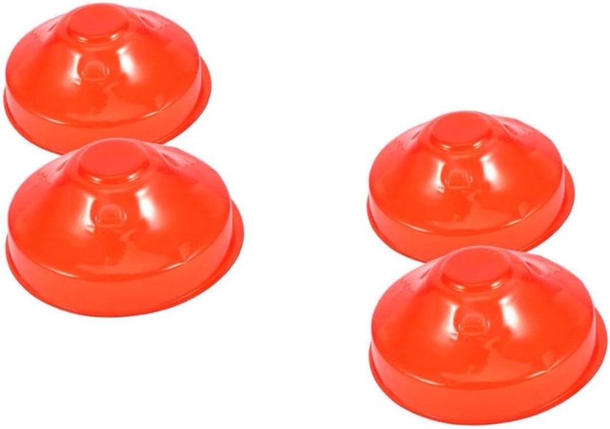 Beschermhoes Rookmelder - Detector Deksel - Voorkomt Vlekken - Eenvoudige Installatie - 10.5 cm - Rood Plastic