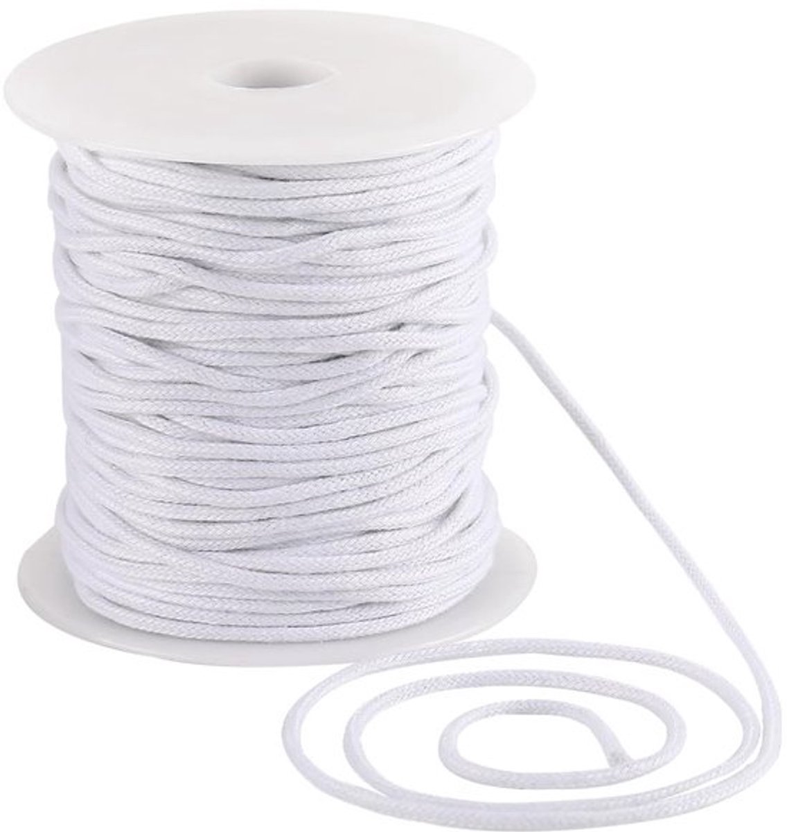 Multifunctioneel wit katoenen koord - 50 meter - Zeynomax